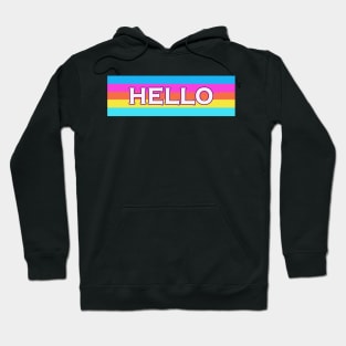 Hello rainbow Hoodie